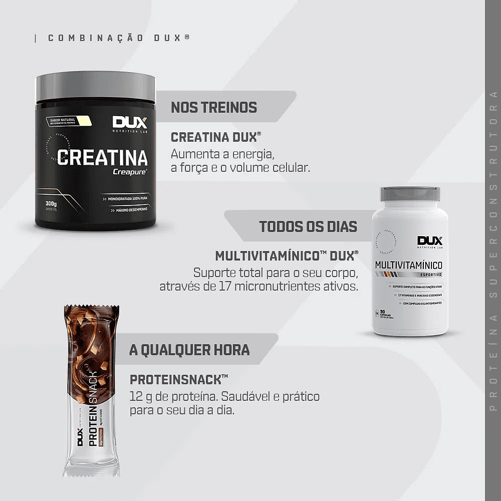 Miniatura: Whey Protein Concentrado Morango 900g Dux Nutrition