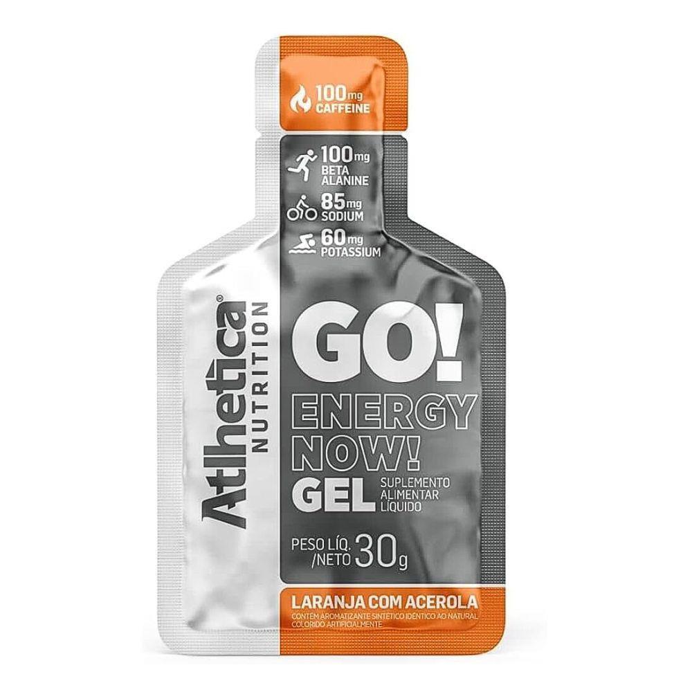 Go Energy Now Gel Laranja com Acerola Atlhetica Nutrition 30g