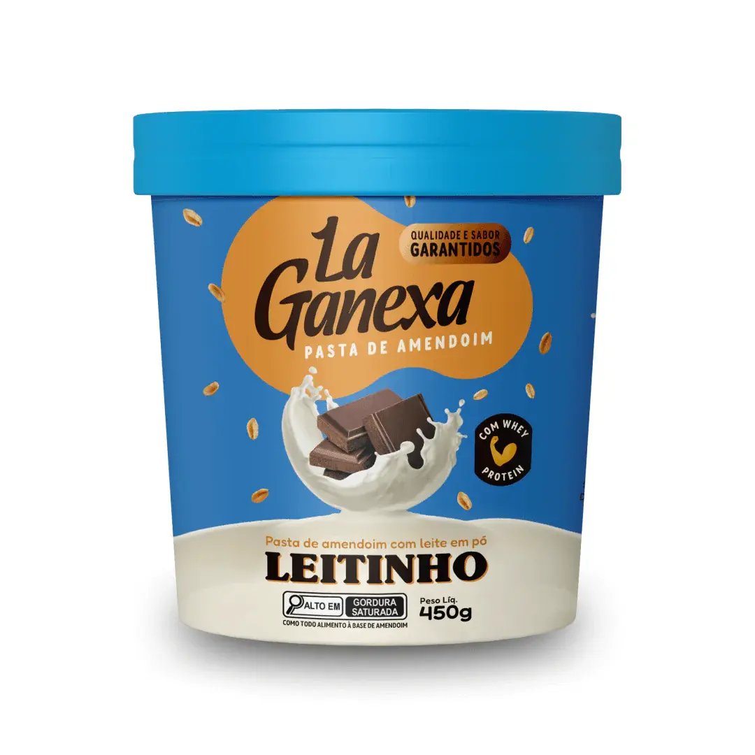 Pasta Amendoim Leitinho 450g La Ganexa