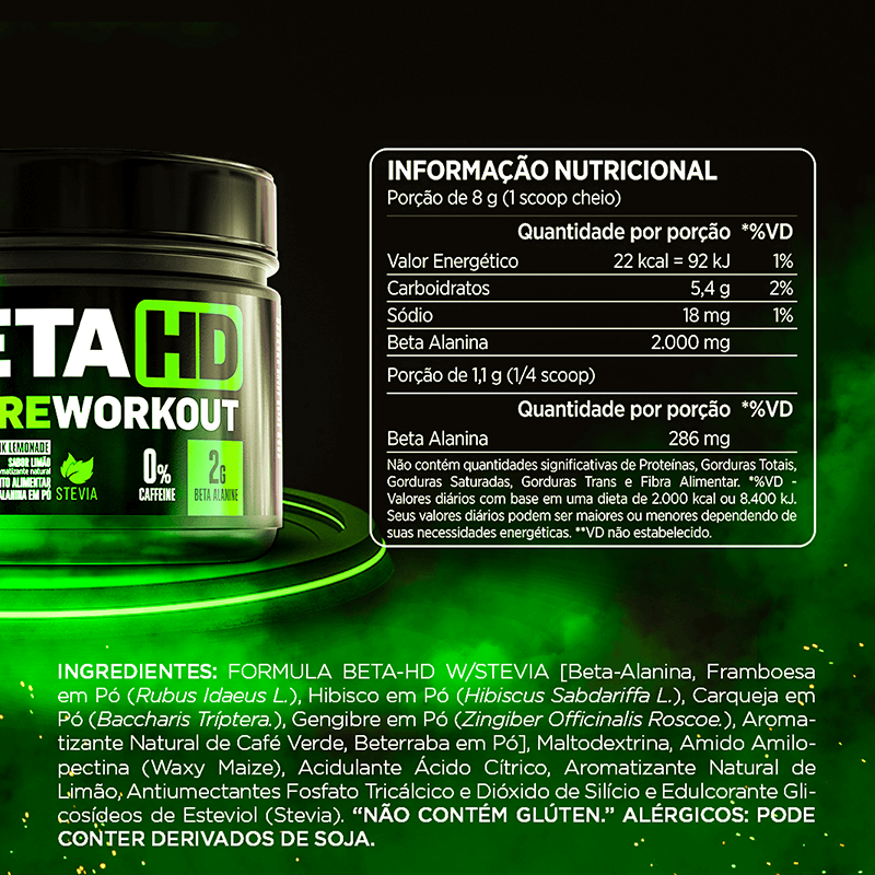 Miniatura: Beta HD 240G Pink Limonade Zero Cafeína Atlhetica Nutrition
