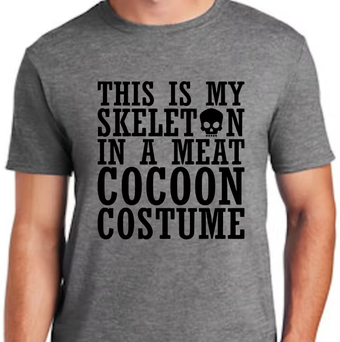 Skeleton in a Meat Cocoon