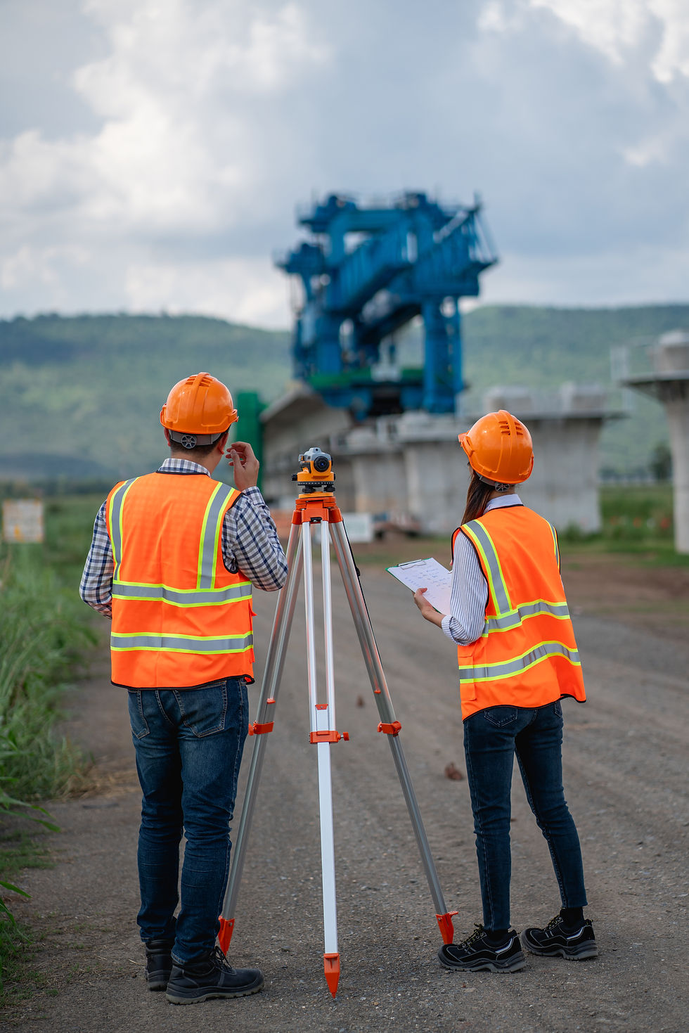 survey-team-is-working-with-theodolite-road-construction-plans-civil-engineers-are-taking-