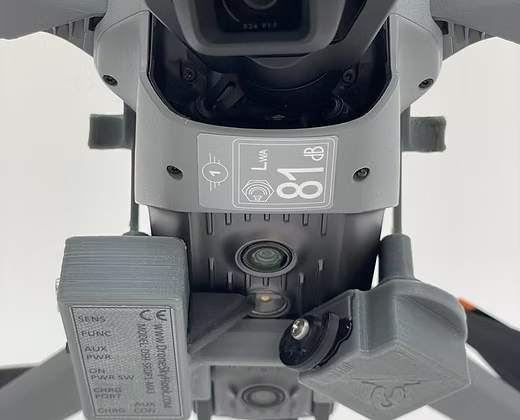 Drone sky hook sensors for payload release and drop device on DJI mavic 3 drone