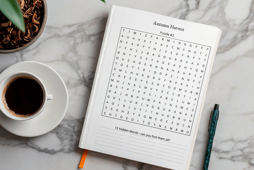 A Clueless Word Search Puzzle Book for Adults