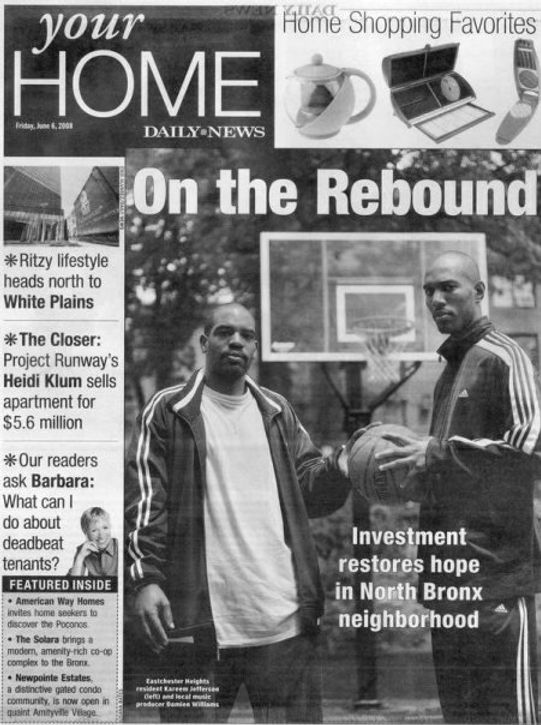 DAILY NEWS ARTICLE DSN - RESTORING THE NORTH BRONX