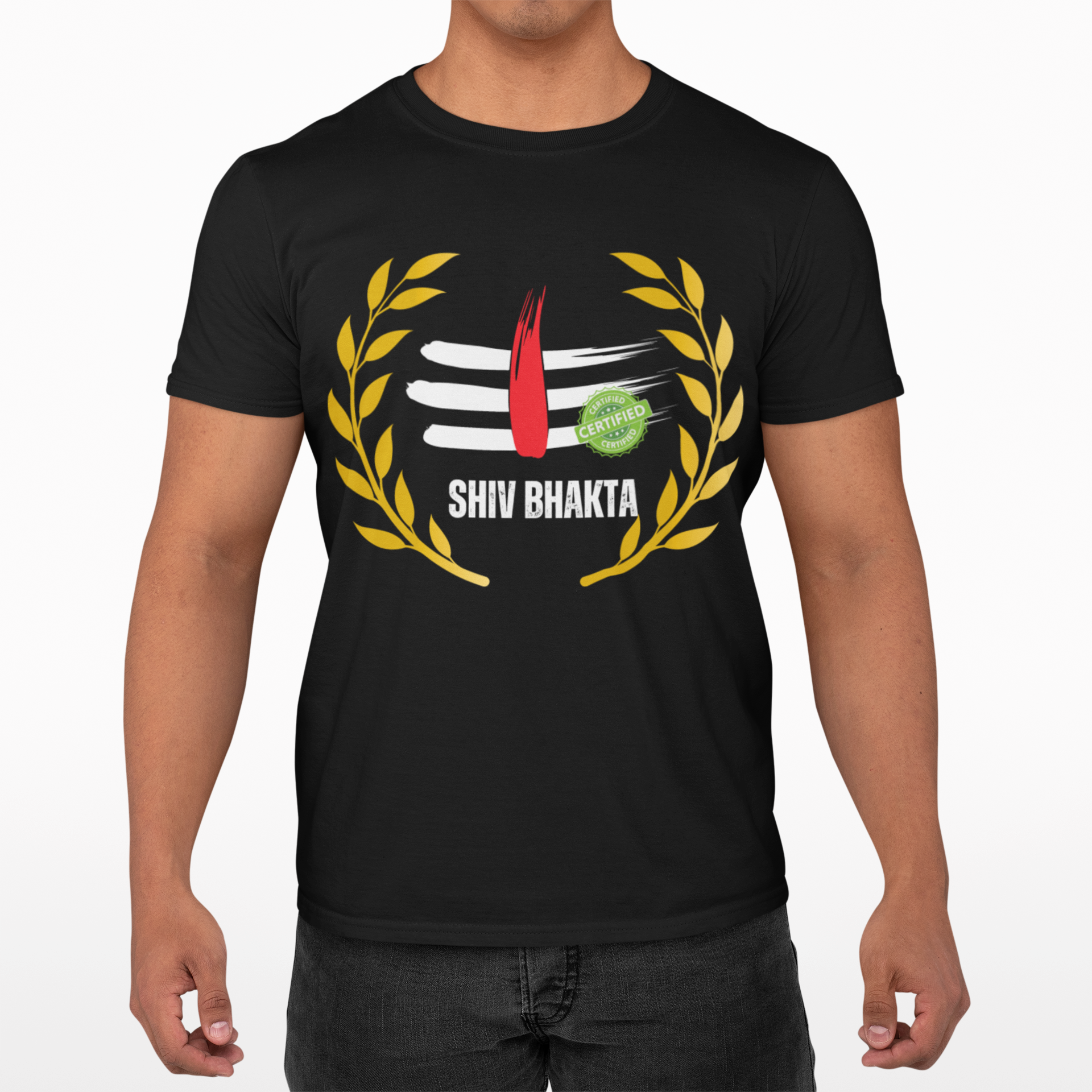 Unisex Regular Fit | Certified Shivbhakta | 100% Premium Biowashed Cotton