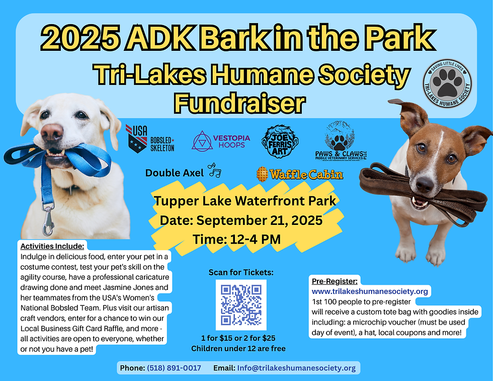 2025 ADK Bark in the Park