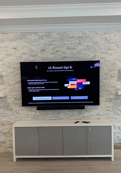 TV Mounting Installation
