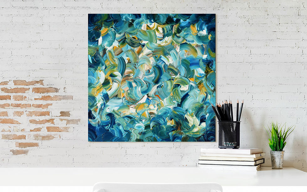 Thumbnail: How the Leaves Fall  | Canvas Print of Original Oil Painting by Nicole McNamara