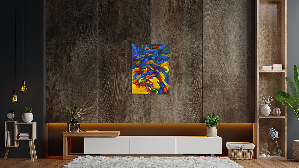 Thumbnail: No Reprieve  | Canvas Print of Original Oil Painting by Nicole McNamara