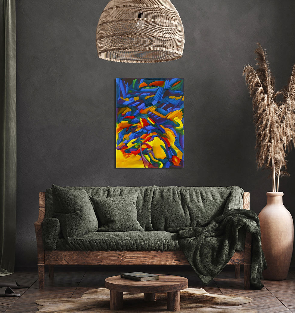 Thumbnail: No Reprieve  | Canvas Print of Original Oil Painting by Nicole McNamara
