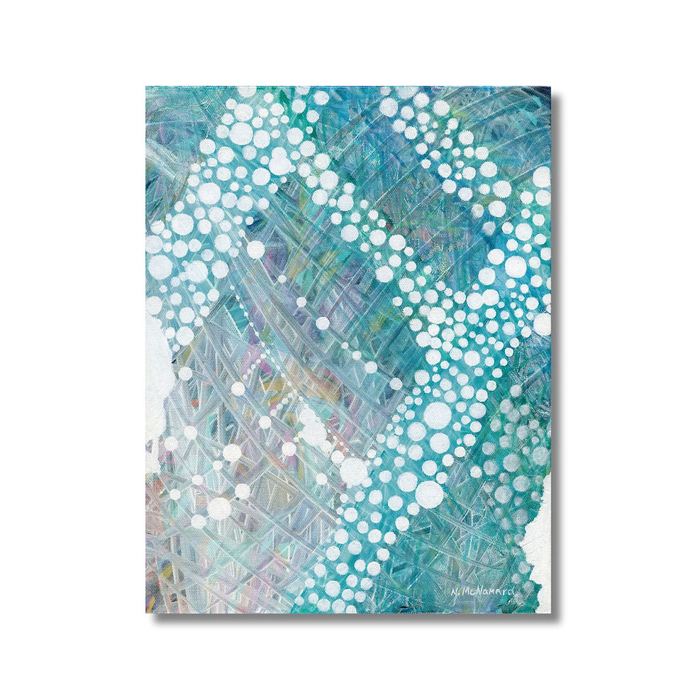 Thumbnail: Ever-ending Appearance of Happiness  | Canvas Print of Original Oil Painting
