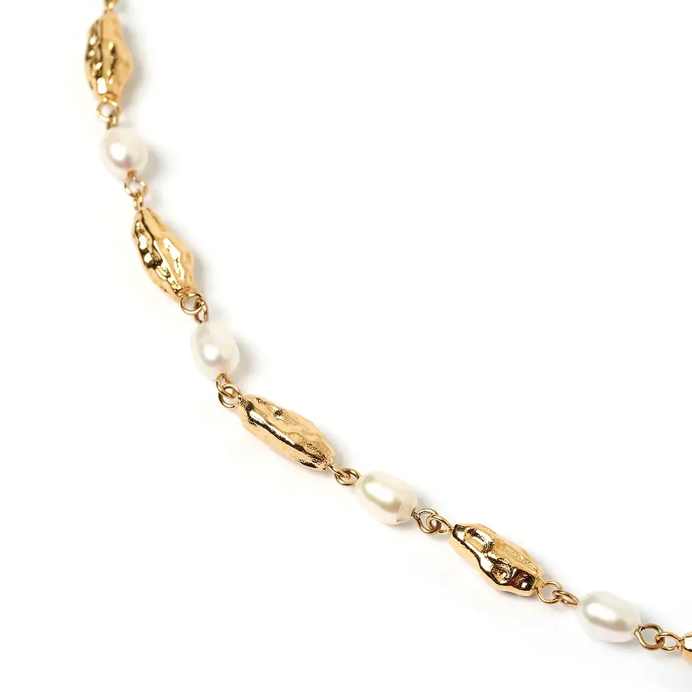 Thumbnail: ARMS OF EVE | Mimi Pearl & Gold Necklace