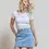 Thumbnail: ALL ABOUT EVE | Becca Denim Skirt | Light Blue