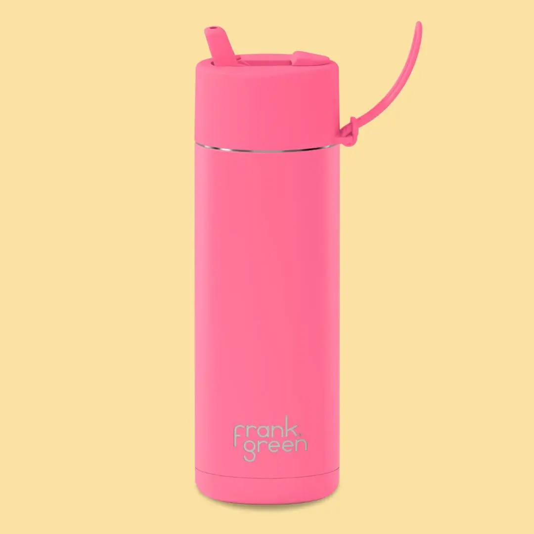 FRANK GREEN | Ceramic Reusable Bottle 20oz | Bubblegum Blast