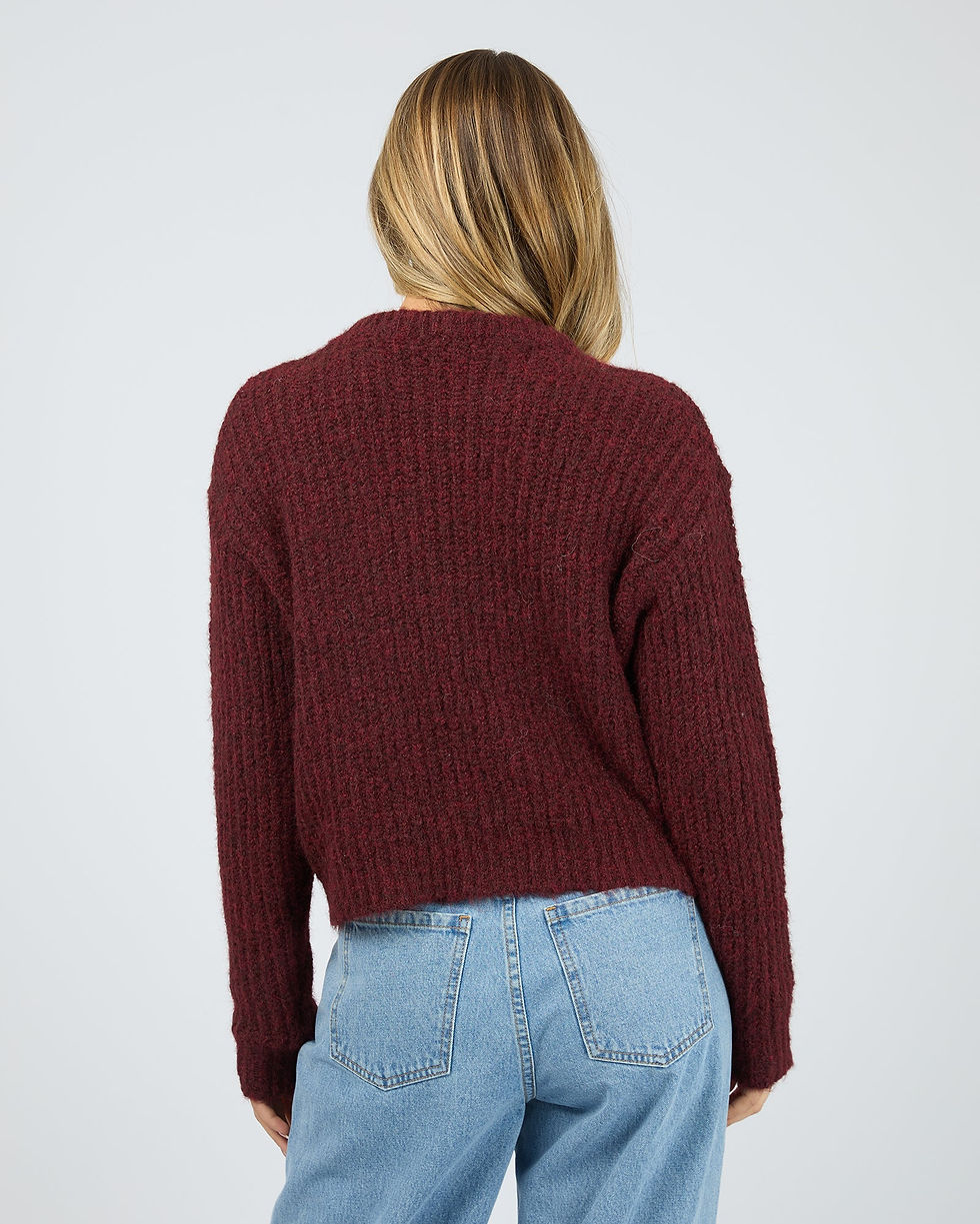 Thumbnail: ALL ABOUT EVE | Ivy Knit Jumper | Wine