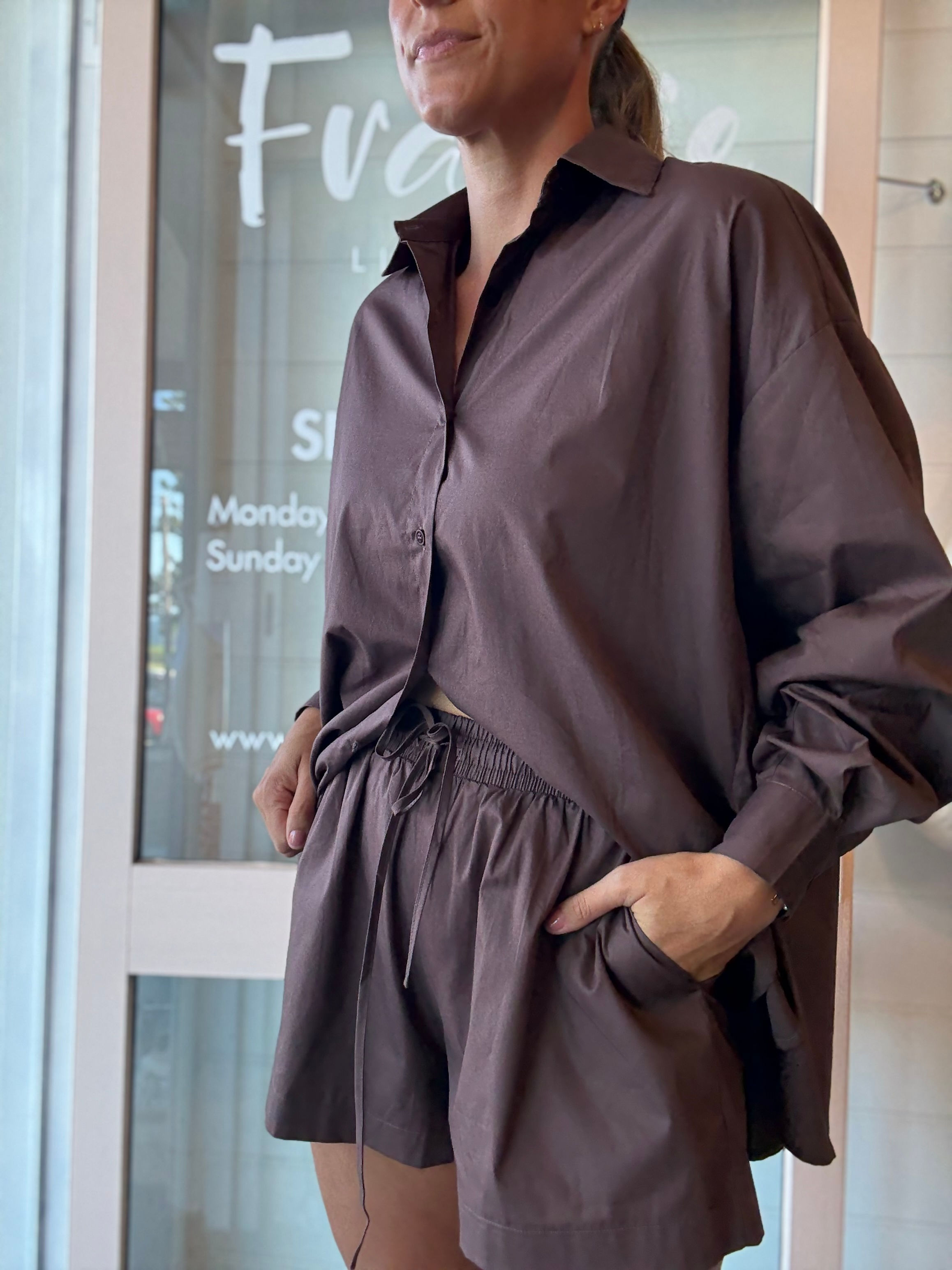 Lark Shorts | Chocolate