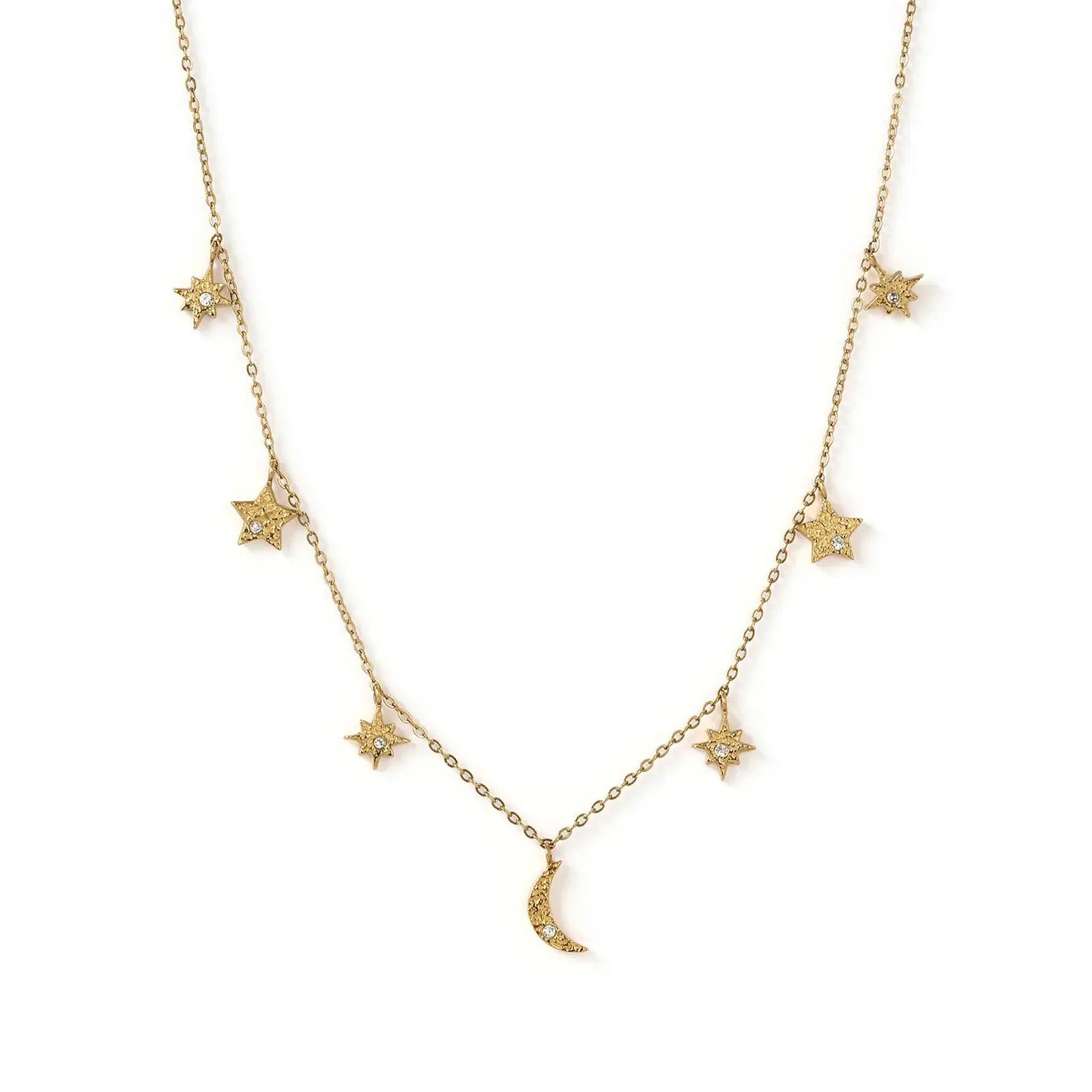 ARMS OF EVE | Moondust Gold Charm Necklace