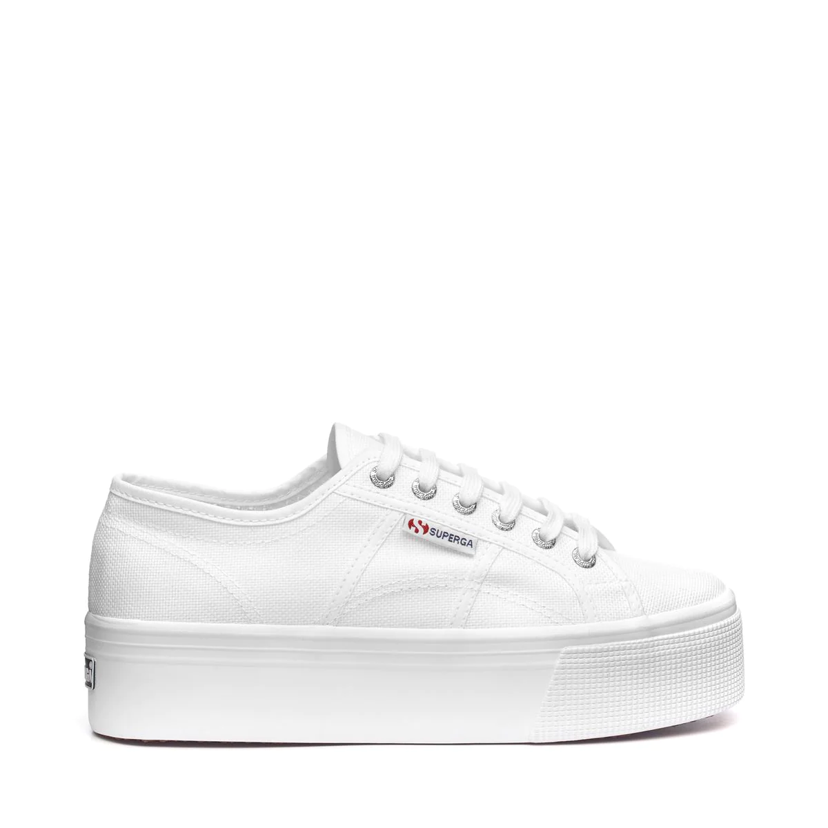 SUPERGA | Linea Up & Down / Platform | White