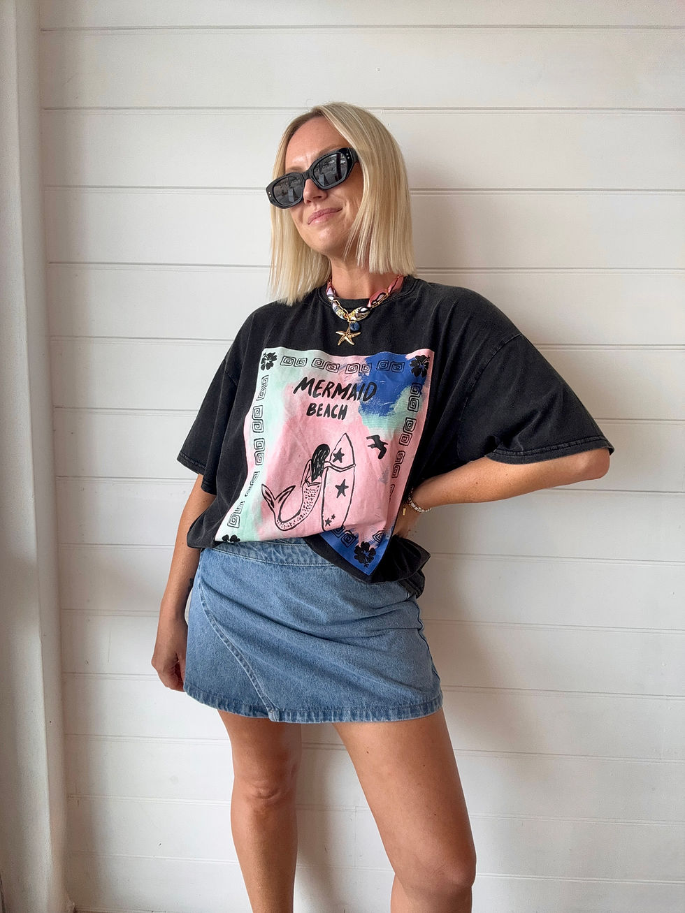 Thumbnail: BY FRANKIE | Mermaid Beach Oversize Tee