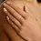 Thumbnail: MIDSUMMER STAR | Halo Blue Opal Ring | Silver