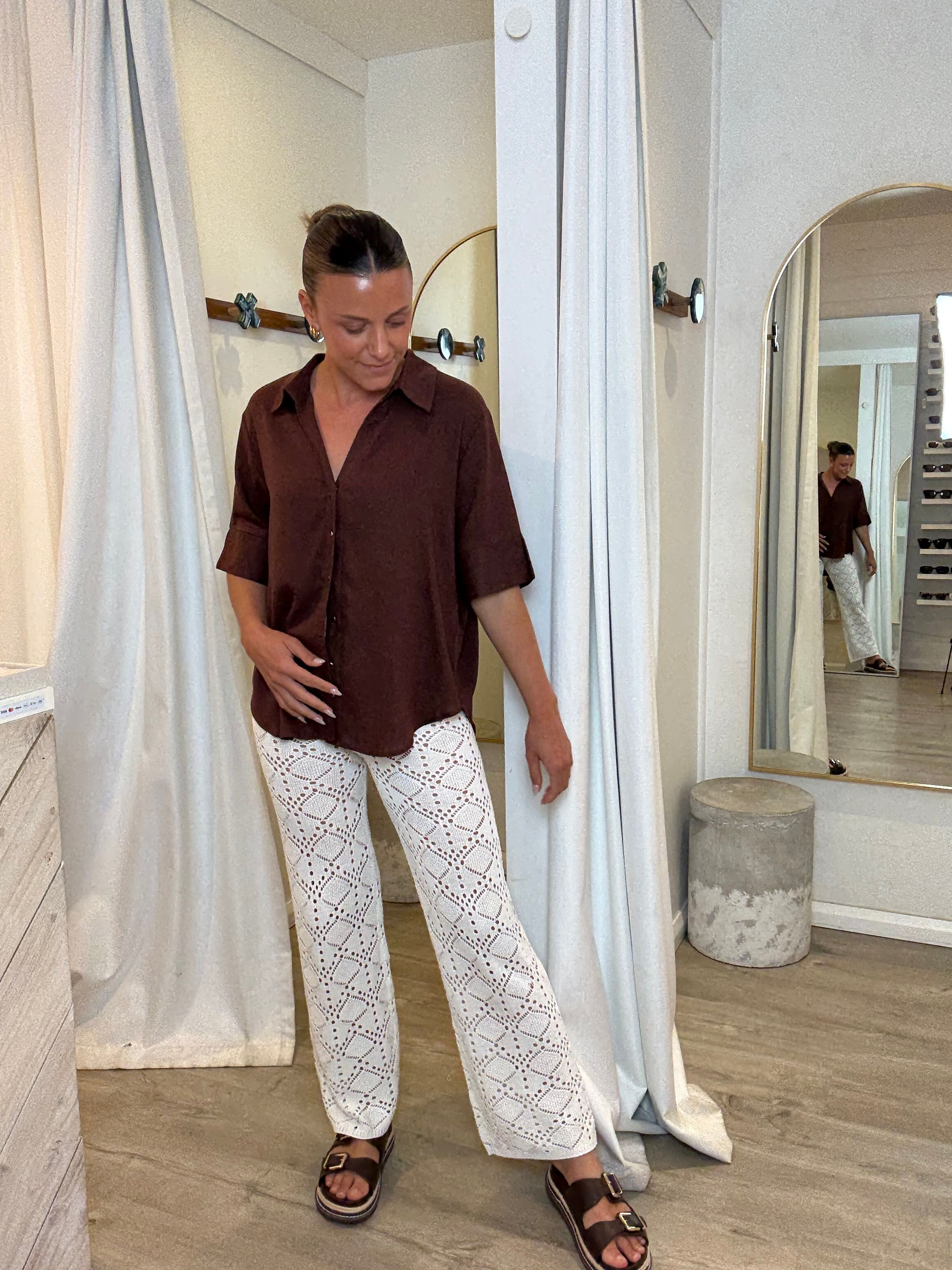 BY FRANKIE | Isla Pants | Cream