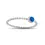 Thumbnail: MIDSUMMER STAR | Halo Blue Opal Ring | Silver