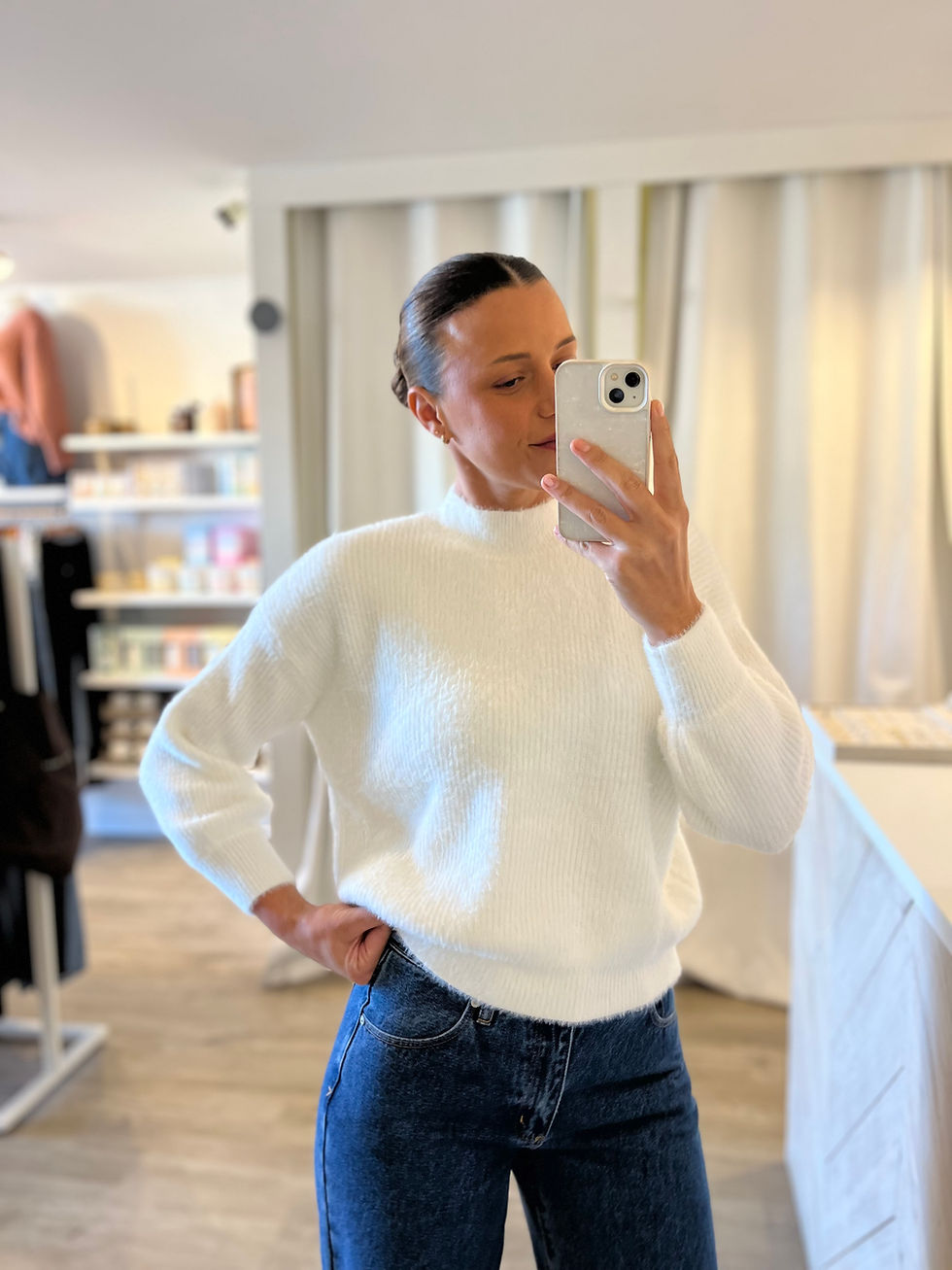 Willow Knit Jumper | White