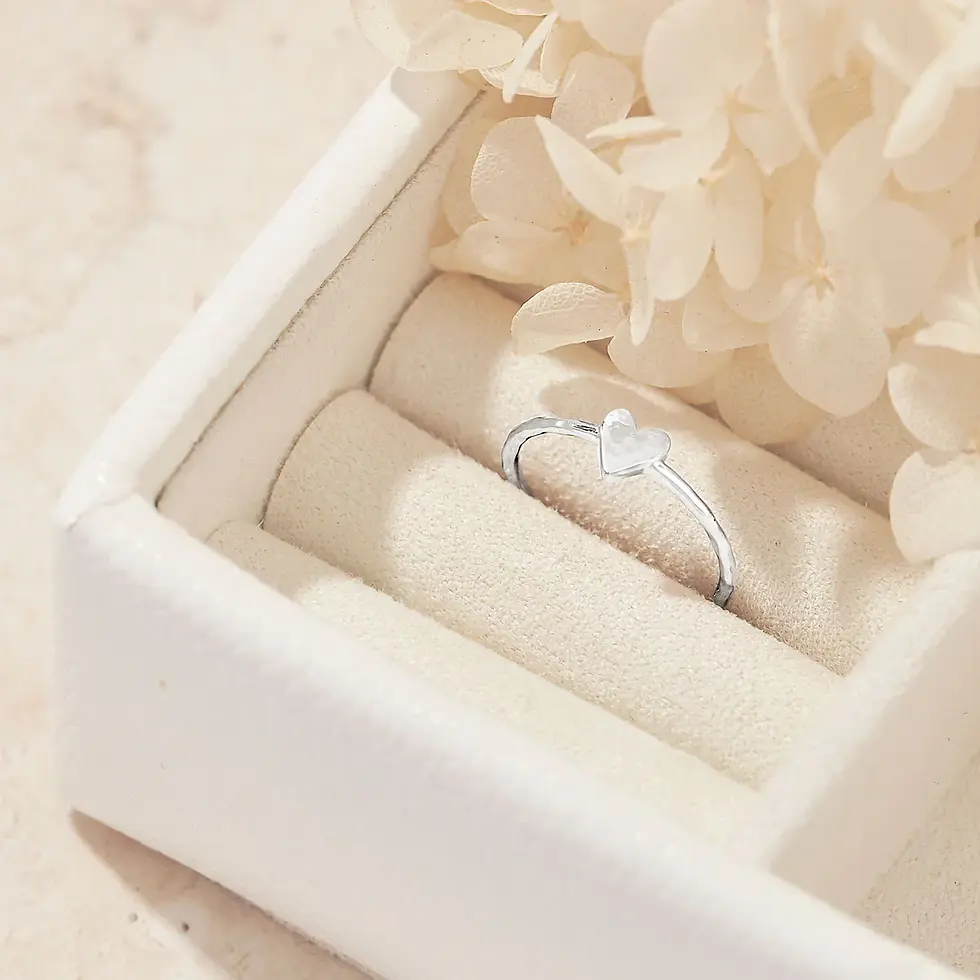 Thumbnail: MIDSUMMER STAR | Aphrodite Heart Ring | Silver