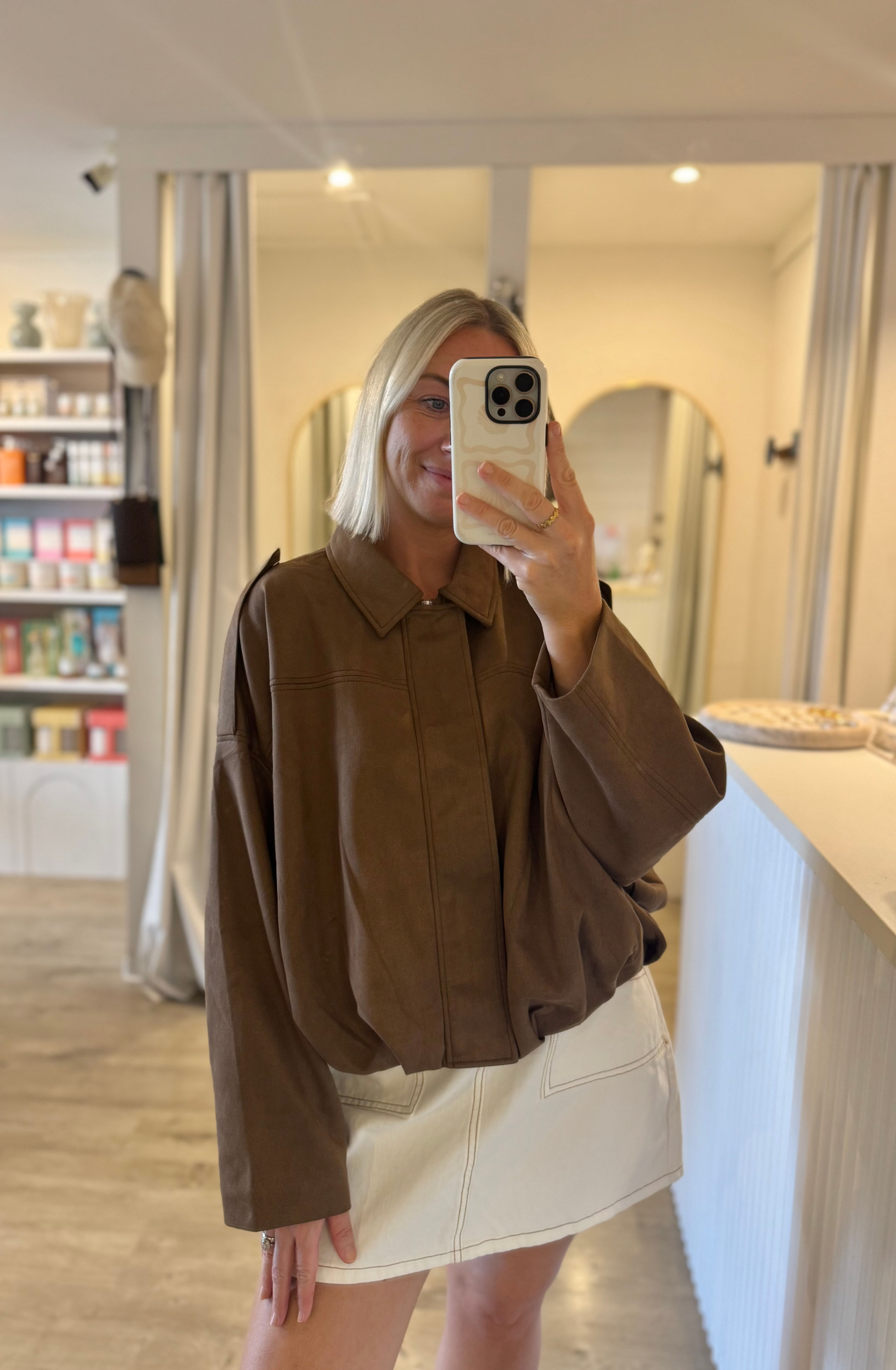 Koa Bomber Jacket | Chocolate Brown