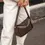 Thumbnail: LOUENHIDE | Maddie Shoulder Bag | Chocolate
