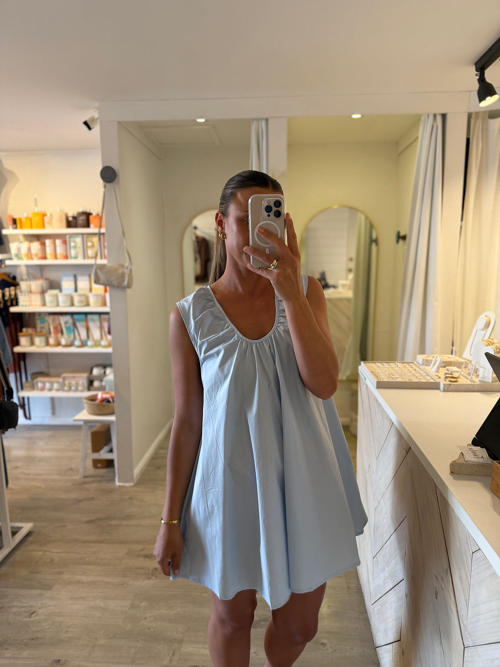 Thumbnail: Petina Dress | Baby Blue