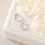 Thumbnail: MIDSUMMER STAR | Small Square Huggies | Silver