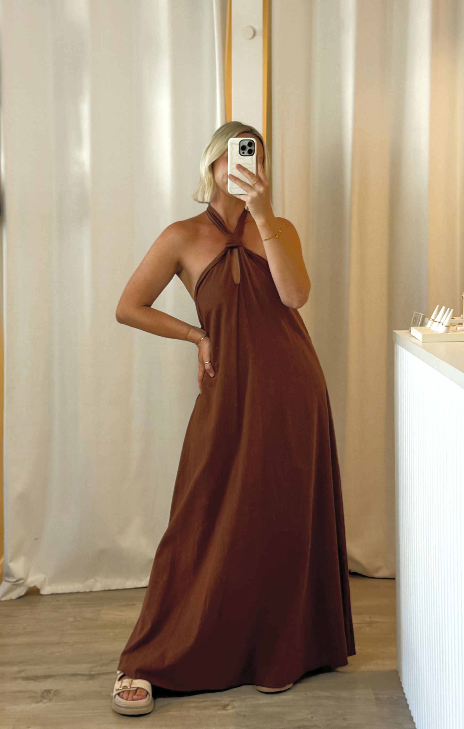 Indiana Maxi Dress | Cocoa