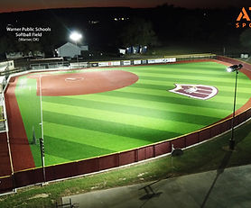 Warner High School in Warner, OK completed their softball field in 2025