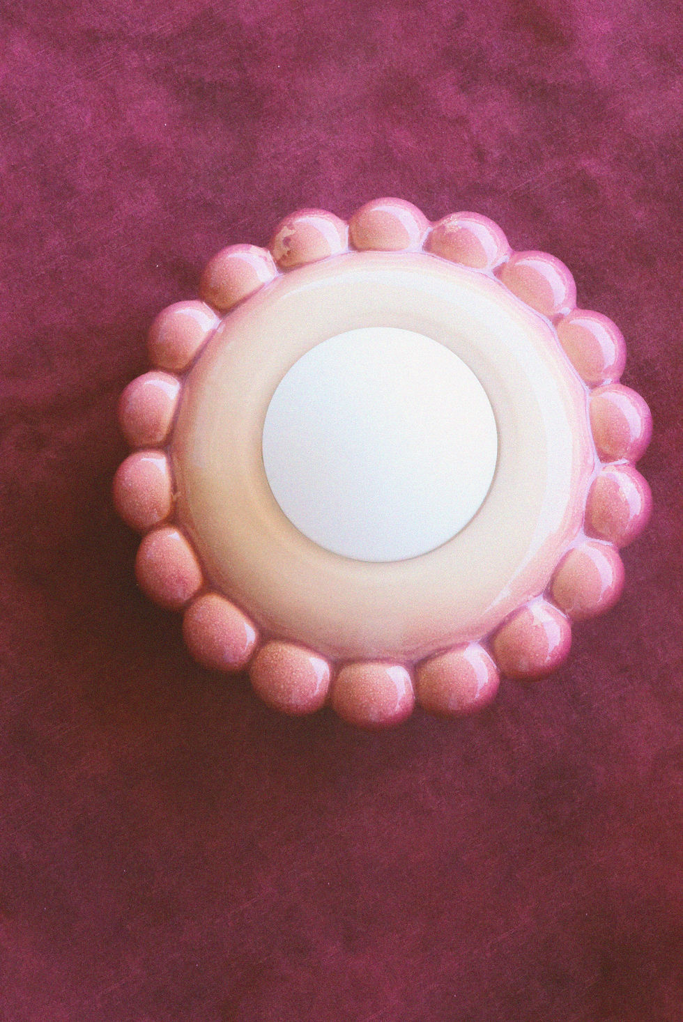 Miniature : Applique Luna Small Fumée Soja & Pivoine