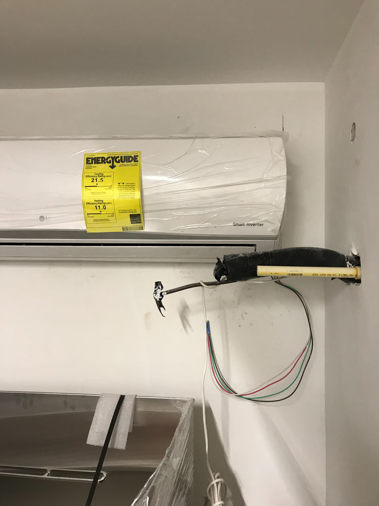 How to wire an LG Smart Inverter split Air Conditioner LSN243HLV