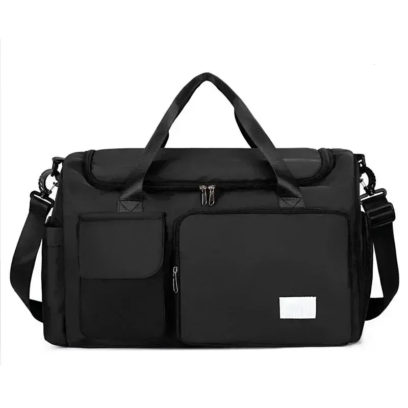 Thumbnail: Travel Bag Large Capacity Duffle Bags With Shoe Compartment Sports Fitness Bags