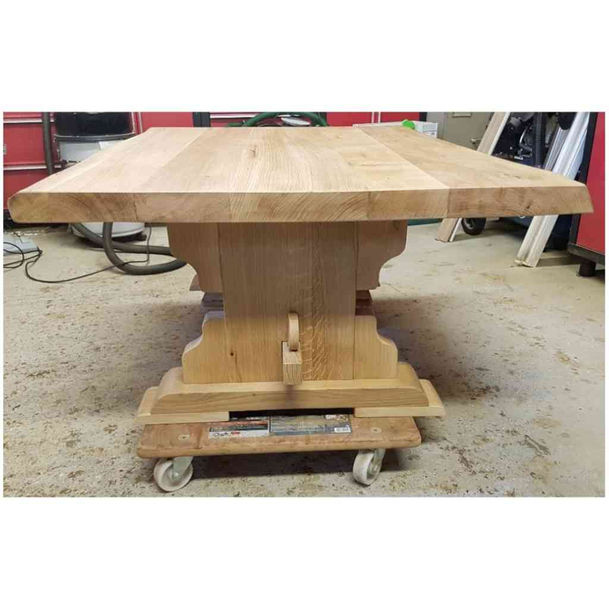 rustic oak live edge coffee table