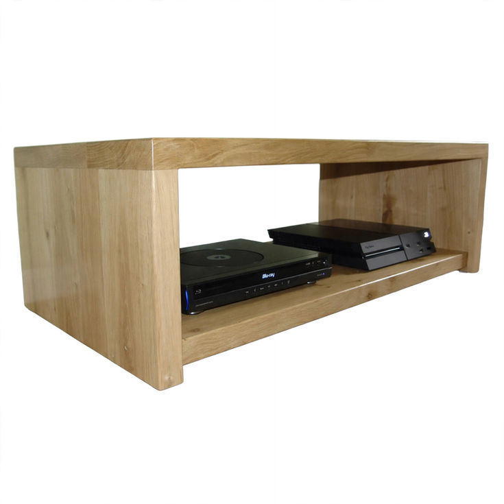 Rustic Oak TV Stand with consoles