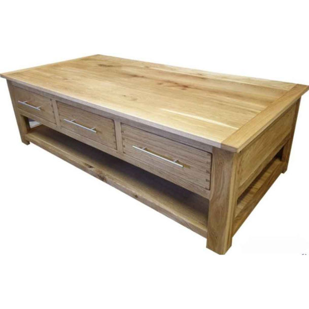 made to measure rustic coffee table