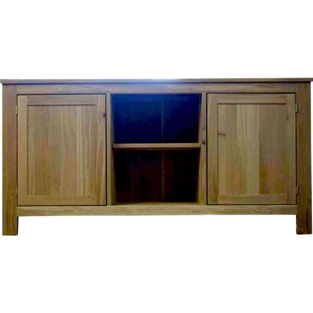 Made-to-measure Rustic Oak TV console
