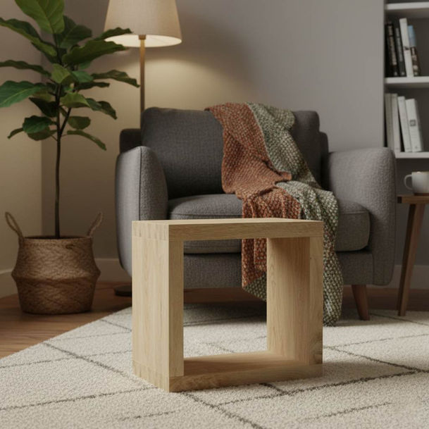 one Rustic Oak Modular Cube