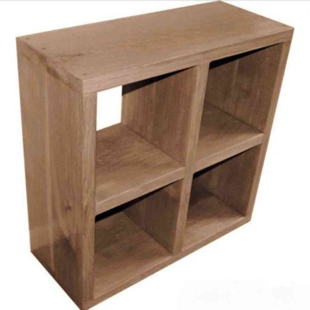 bespoke rustic oak display unit