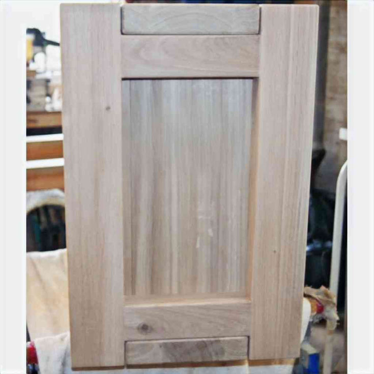 Custom solid oak furniture craftsmanship close-up