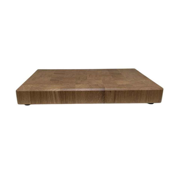End Grain Solid Oak Chopping Board