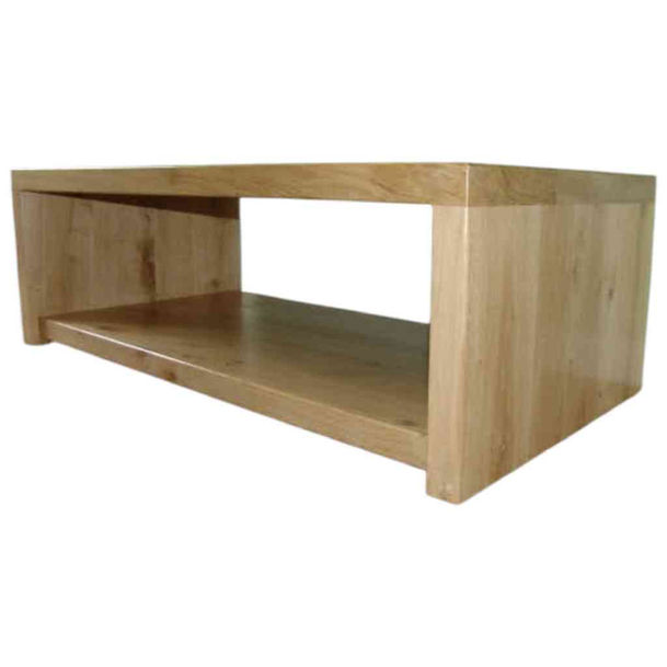 Made-to-measure Rustic Oak TV console