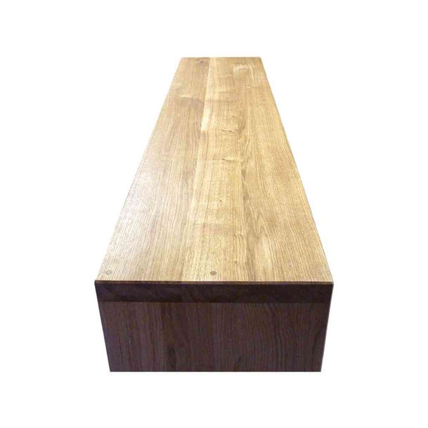 Bespoke wooden entertainment stand