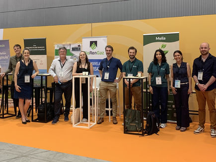 BioRenGaz pitching at the Innovation Space of the 2025 Energy Transition Conference