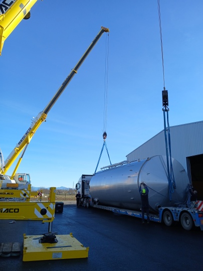 Bioréacteur BioRenGaz sur le site d'Issenheim